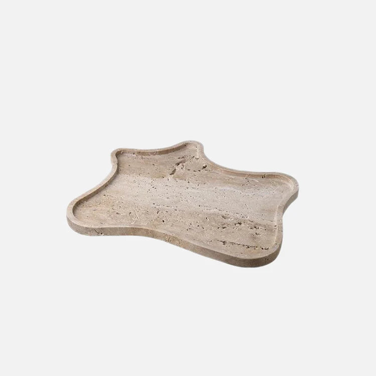 Irregular Travertine Stone Tray